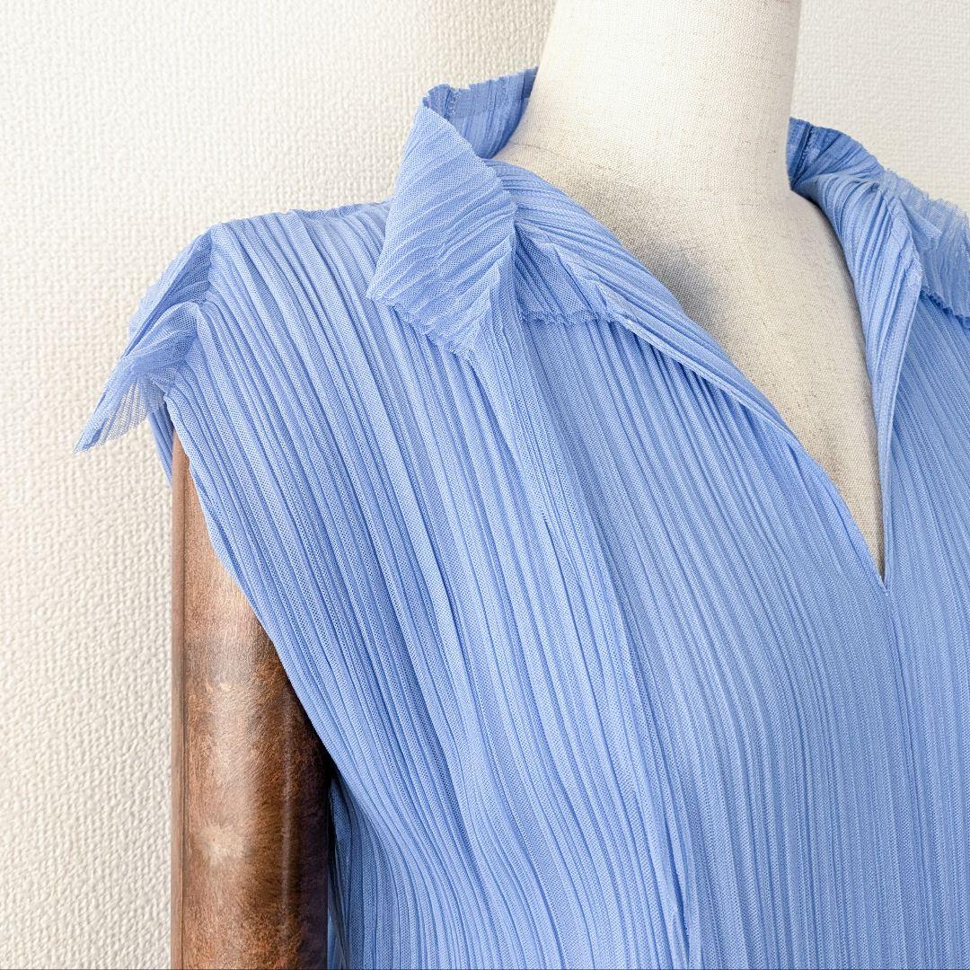 プリーツプリーズ　イッセイミヤケ　レイヤード　プリーツ　ロングワンピース　2