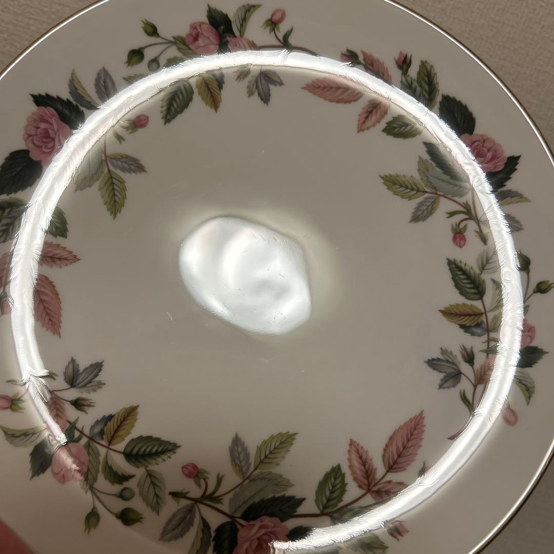 ウェッジウッド　ハサウェイローズ　ディナープレート　24.5cm