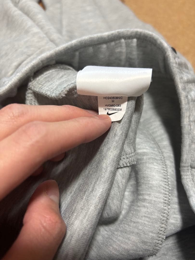 Nike テックフリースパンツ グレー Mサイズ