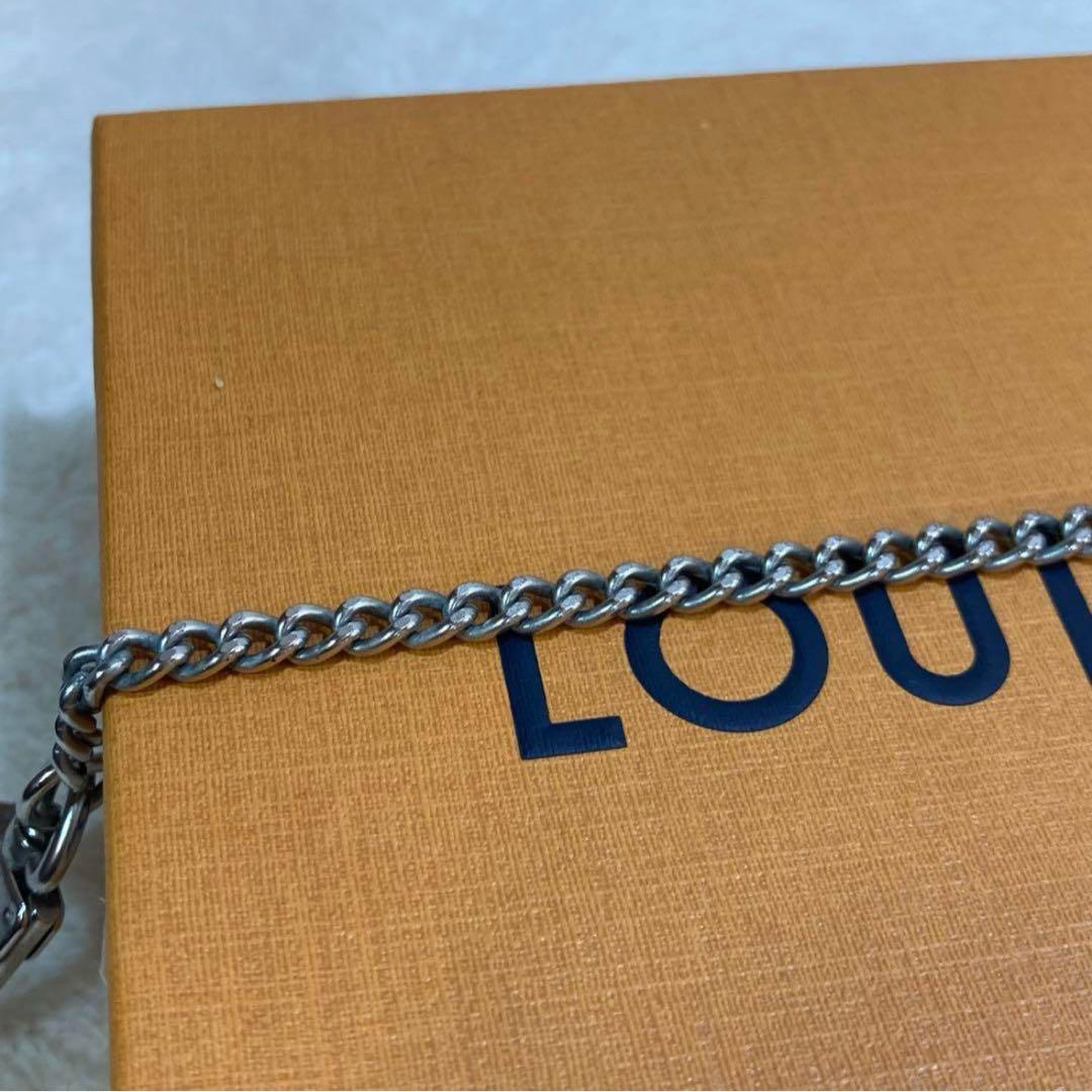 ！美品！　ルイヴィトン　チェーン　チェーンウォレット　シルバー