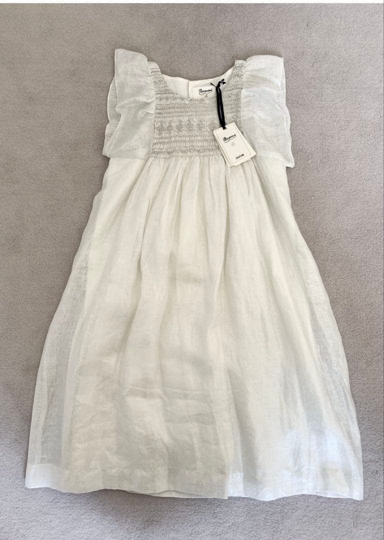 【美品】ボンポワン（bonpoint ）　クチュールライン　ドレス　ワンピース