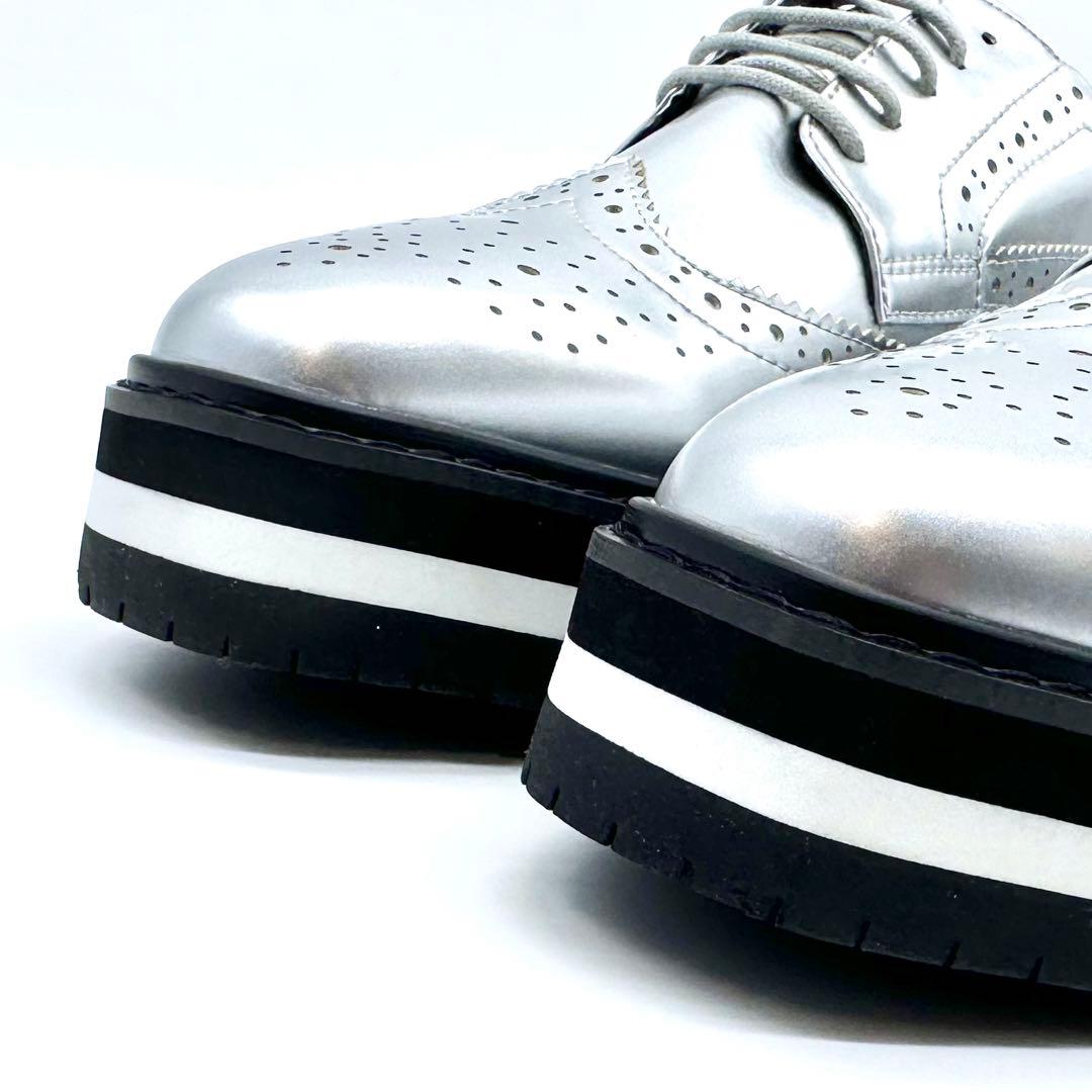 未使用タグ付✨セントアンドリュース ゴルフシューズ スパイクレス M シルバー