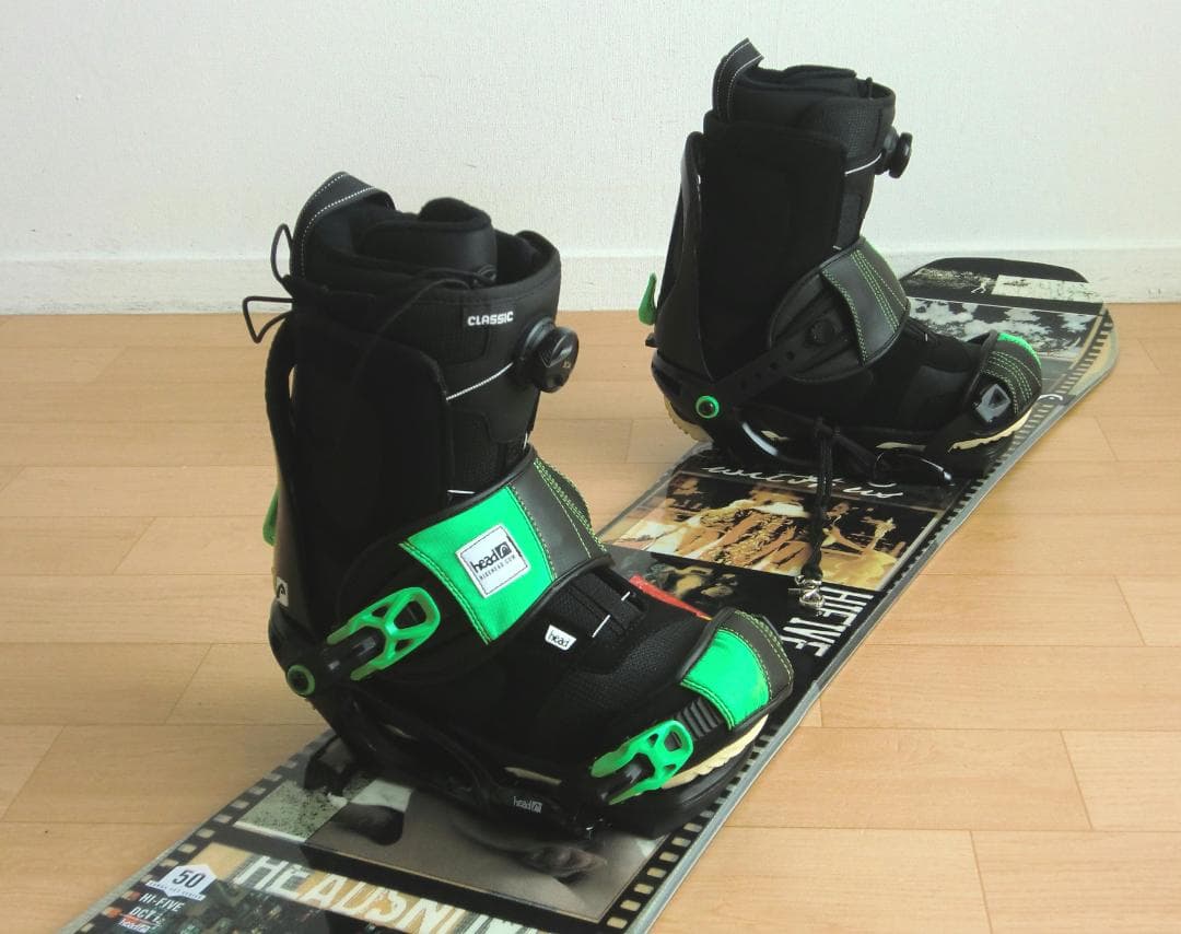 ■■送料無料■HEAD■メンズスノボセット■150/25.5■BOA■WAX済■