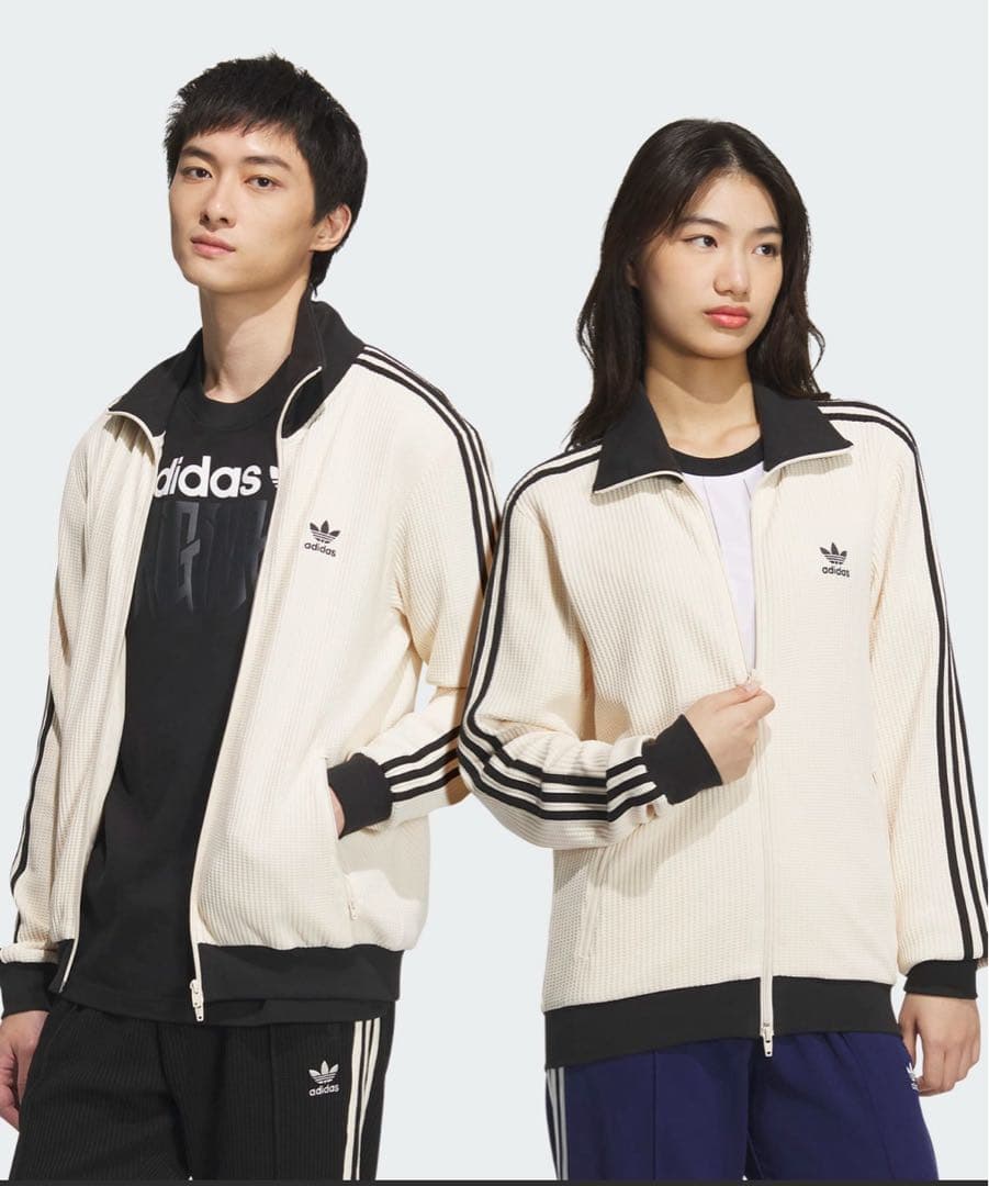 adidas ワッフルトラックジャケット　アディカラー　クラシック　M