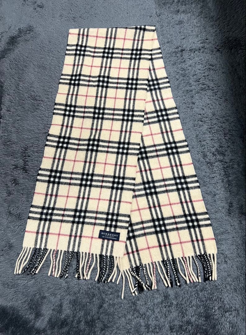 BURBERRY LONDON バーバリー マフラー カシミヤ100%