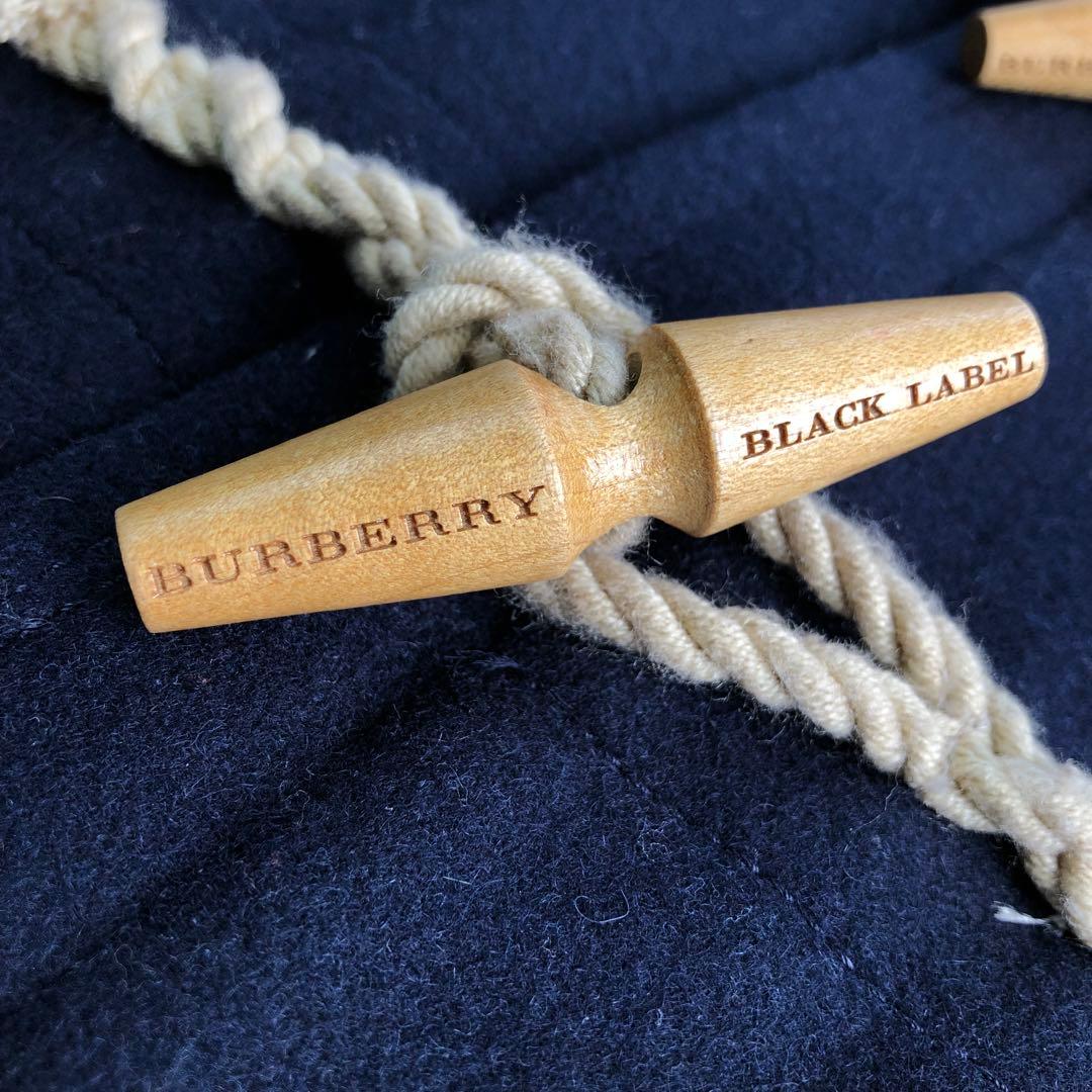 美品 バーバリーブラックレーベル ダッフルコート ノバチェック Mサイズ ウール