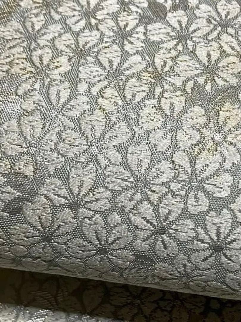 織の弘彩 袋帯 六通柄 正絹 市楽吉野桜 引箔 唐織 証紙 未使用 イ6535