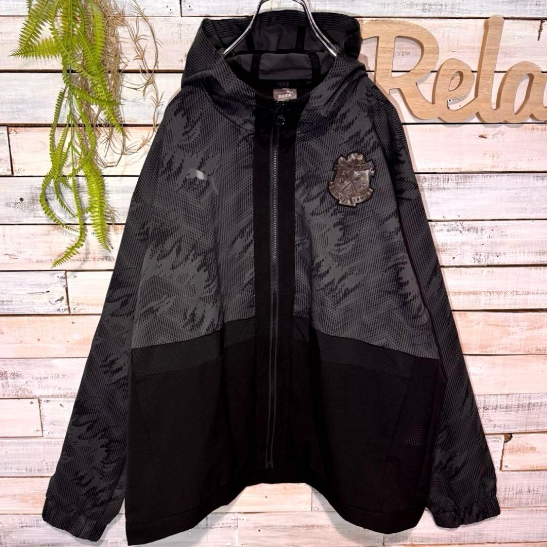 プーマ × ジュビロ磐田 ナイロンジャケット トレーニングウェア XL長袖フード