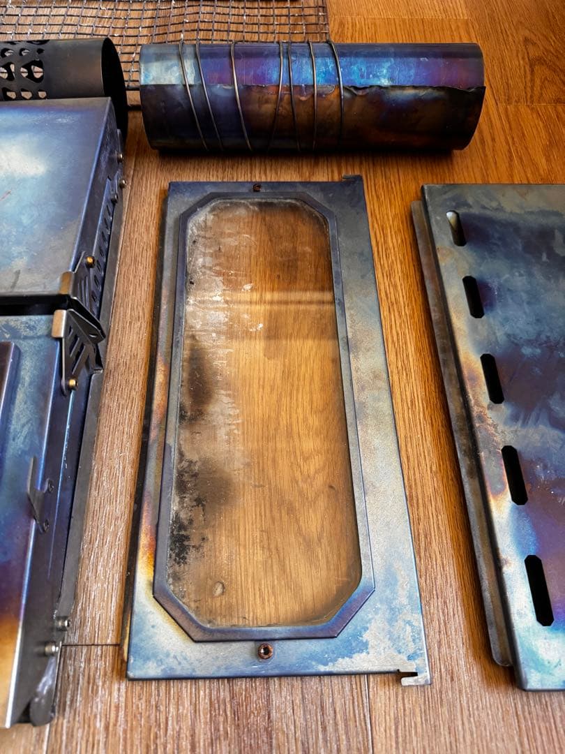 pomoly薪ストーブ チタン