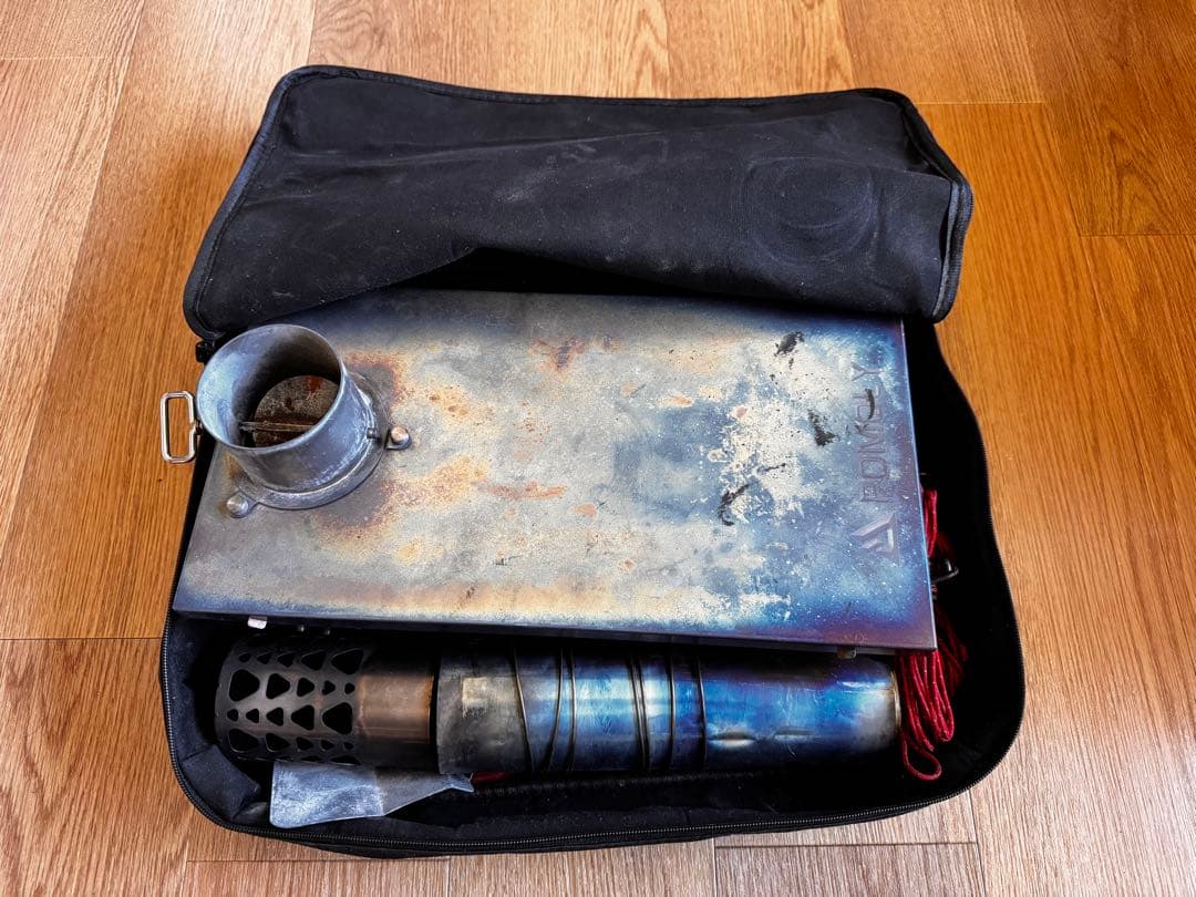 pomoly薪ストーブ チタン