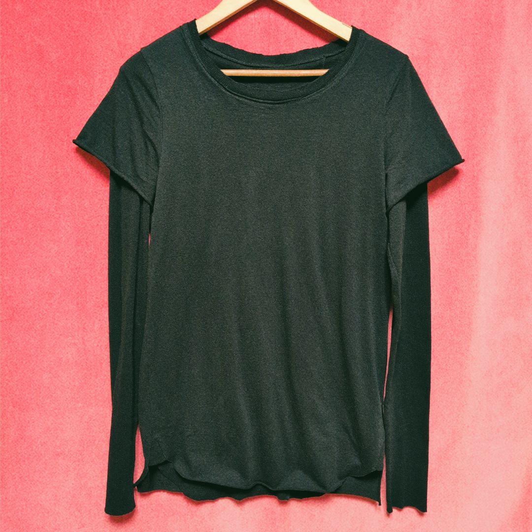 if six was nine トップス カットソー アンゴラ混 日本製