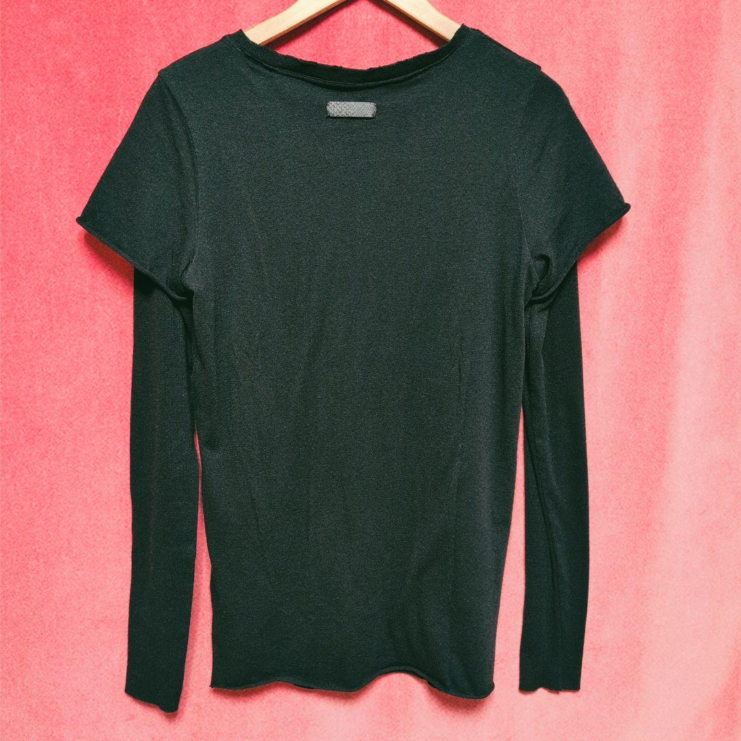 if six was nine トップス カットソー アンゴラ混 日本製