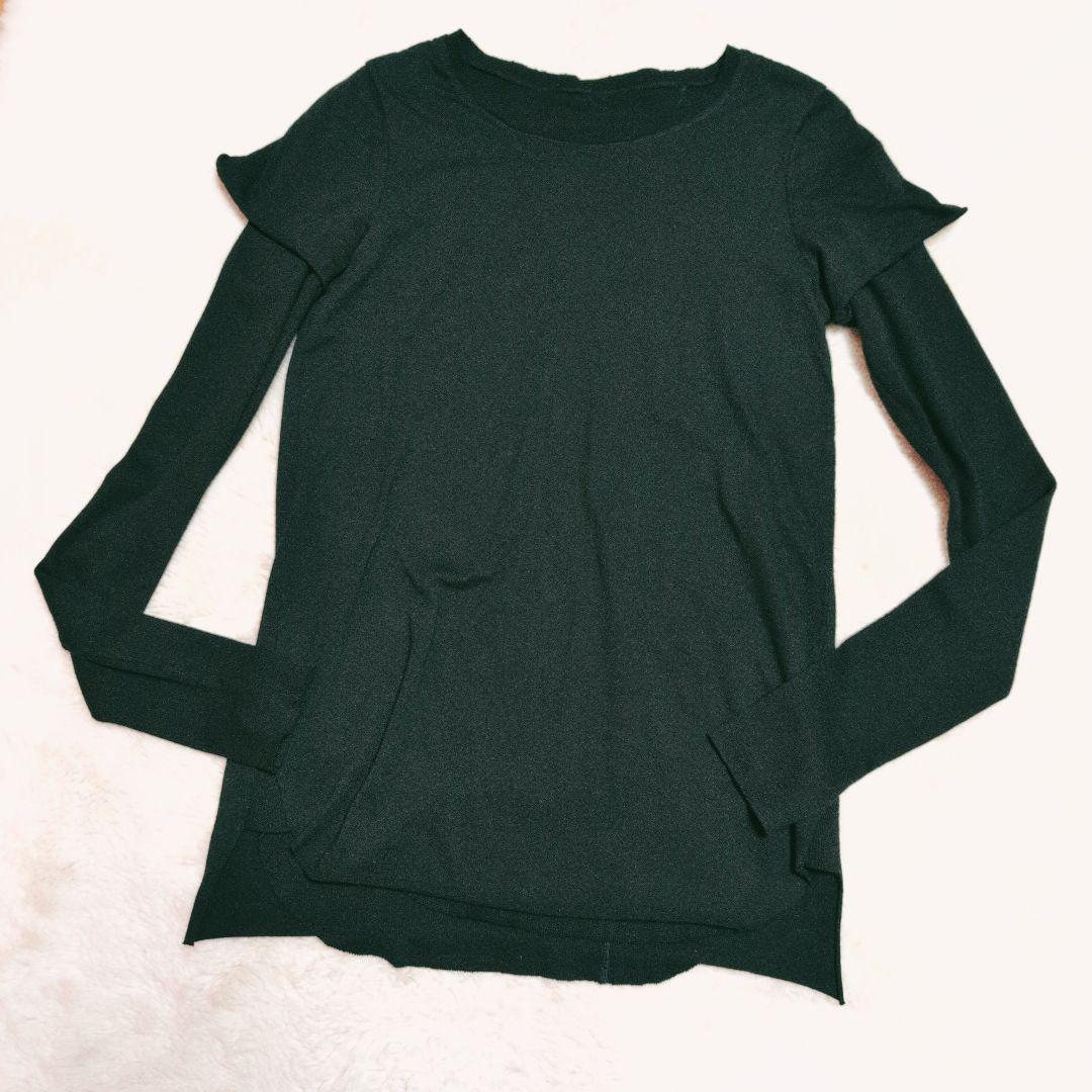 if six was nine トップス カットソー アンゴラ混 日本製