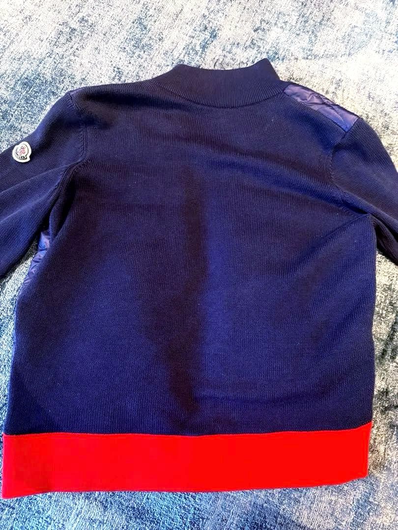 ち*ー様 MONCLER モンクレールネイビー ダウンジャケット　キッズ14a