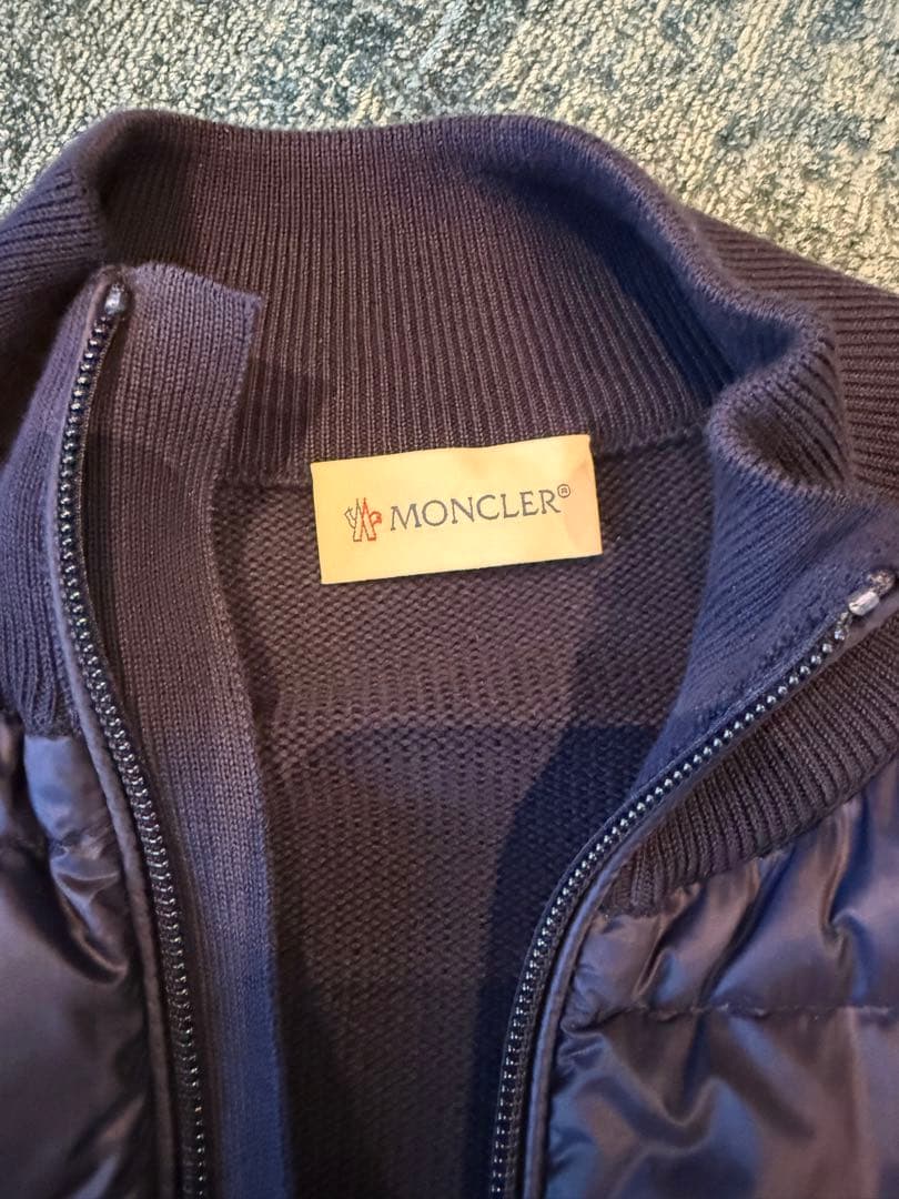 ち*ー様 MONCLER モンクレールネイビー ダウンジャケット　キッズ14a