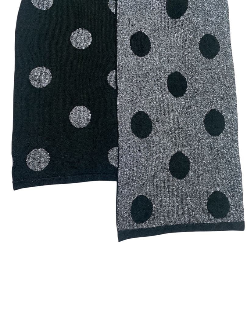 小物 2000s archive Polka dot long scarf y2k