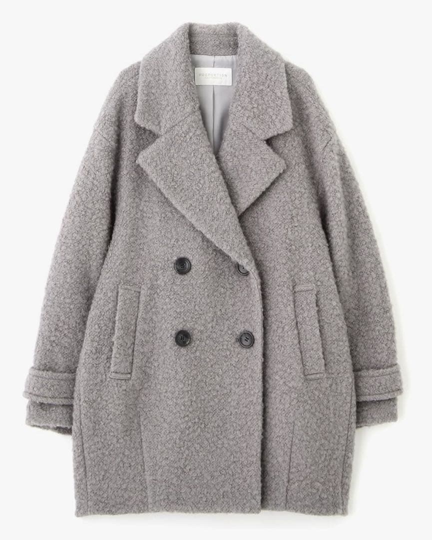 コクーンループ コート PROPORTION BODY DRESSING M