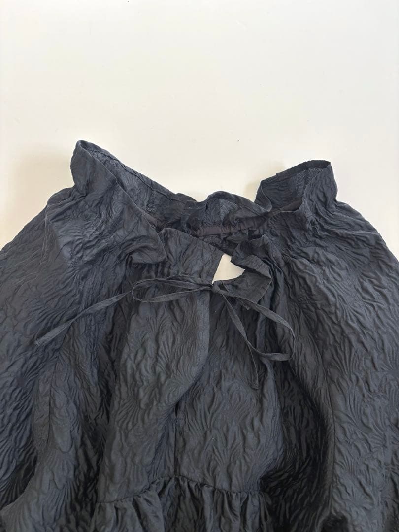 Ameri BUMPY VOLUME MINI DRESS 美品