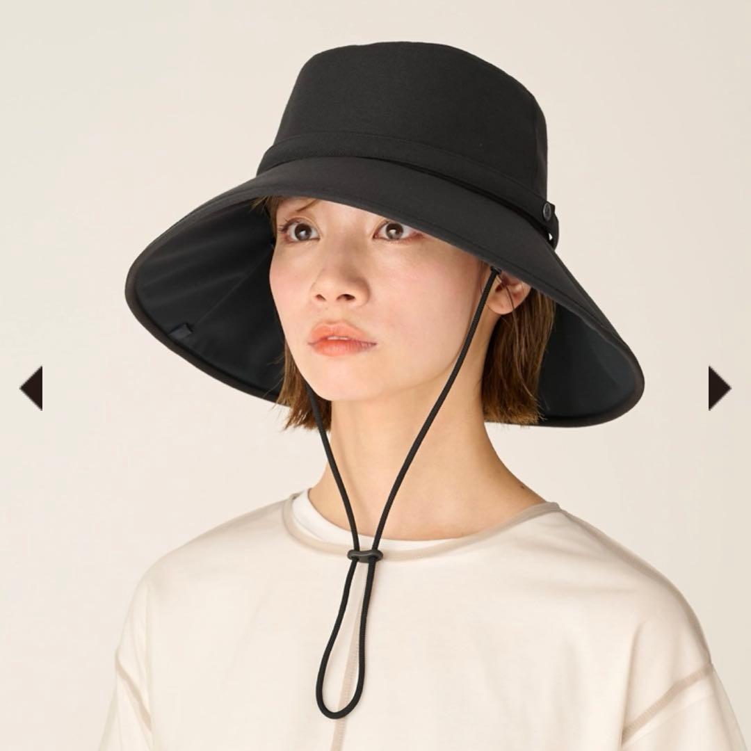 サンバリア100 ウィンドハット ブラック