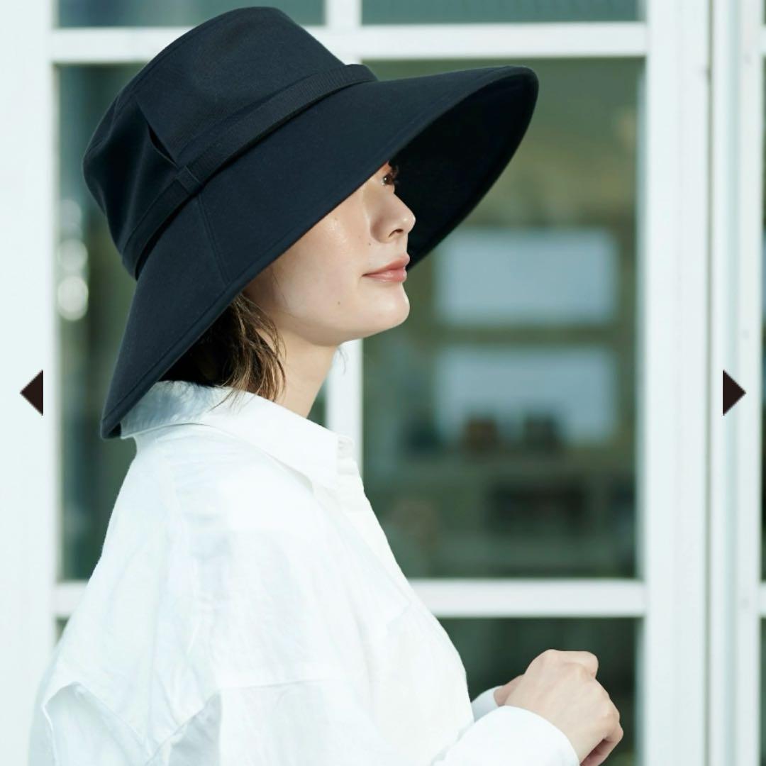 サンバリア100 ウィンドハット ブラック