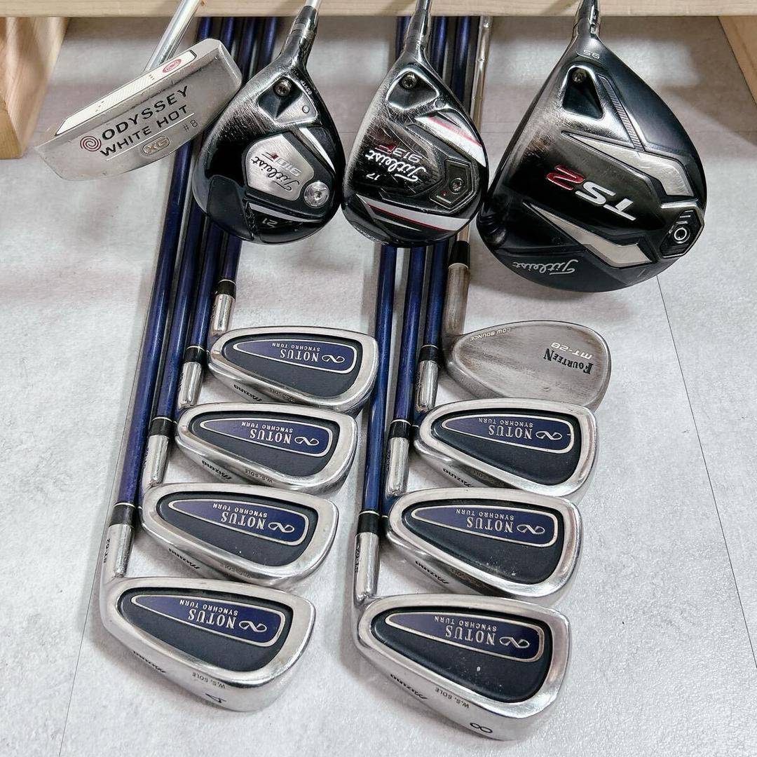 V102 タイトリスト 他 メンズ ゴルフ クラブ セット 13点