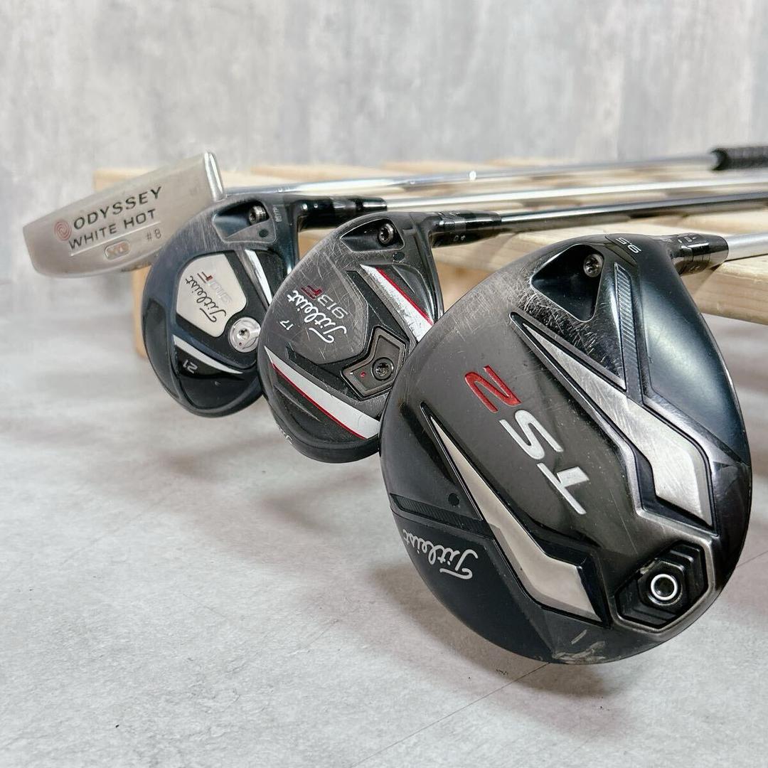 V102 タイトリスト 他 メンズ ゴルフ クラブ セット 13点