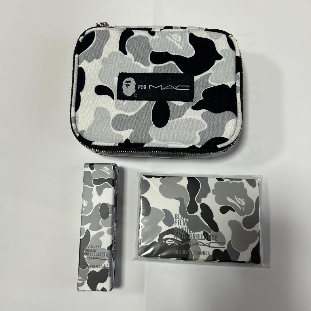 APE×MAC メイクポーチ(リップ+あぶらとり紙)３点セット新品未使用品