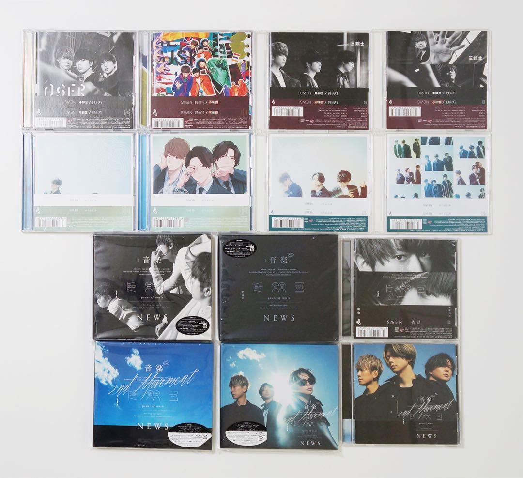 NEWS 3人体制　シングルアルバム25枚セット　BURN Reborn音楽
