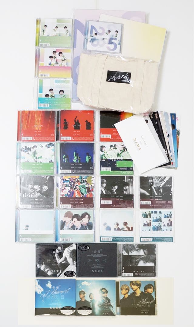 NEWS 3人体制　シングルアルバム25枚セット　BURN Reborn音楽