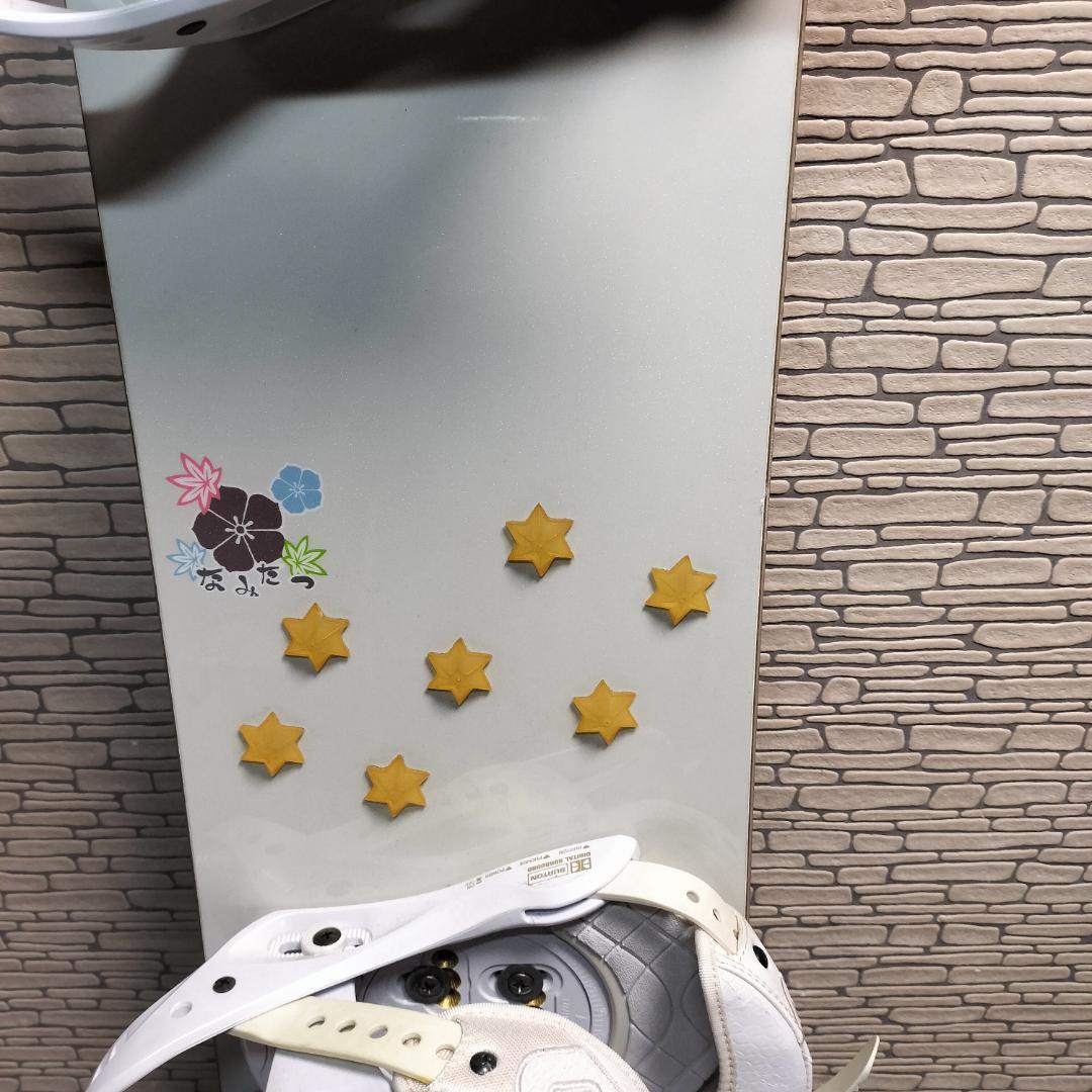 波達 × Burton 147cm スノーボードバインセット