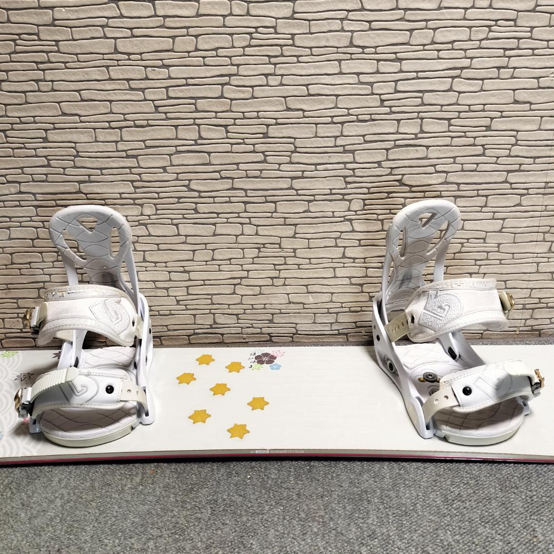 波達 × Burton 147cm スノーボードバインセット