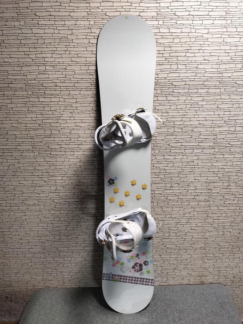 波達 × Burton 147cm スノーボードバインセット