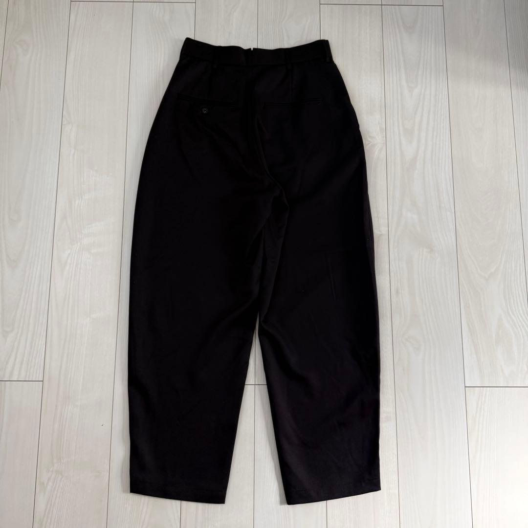 お値下げ不可【LOEFF】ロエフ ウール ギャバ ボンタン パンツ ブラウン