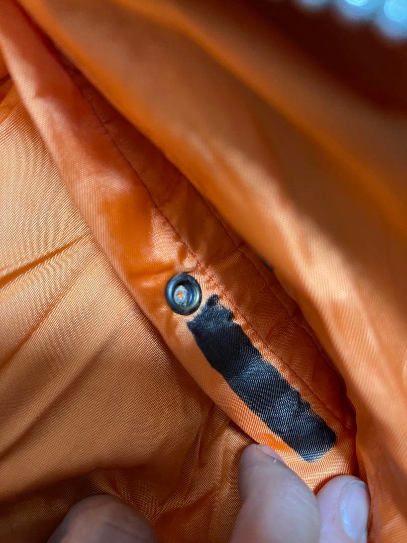 90s USA製 AVIREX MA-1 アーチロゴ カーキ L ヴィンテージ