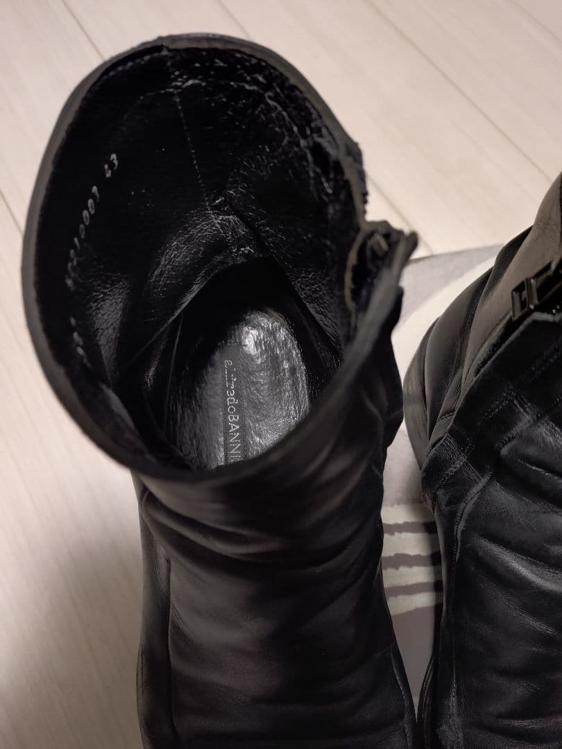 。*様 Alfredo Bannister　90'sスクエアトゥ サイドジップブ