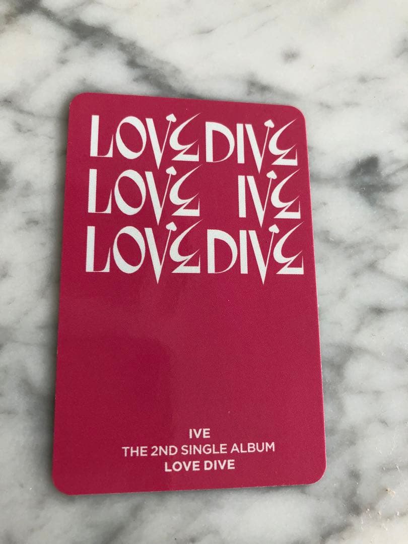 レア❣️IVE ユジン　直筆サイントレカ　LOVEDIVE ペンサトレカ