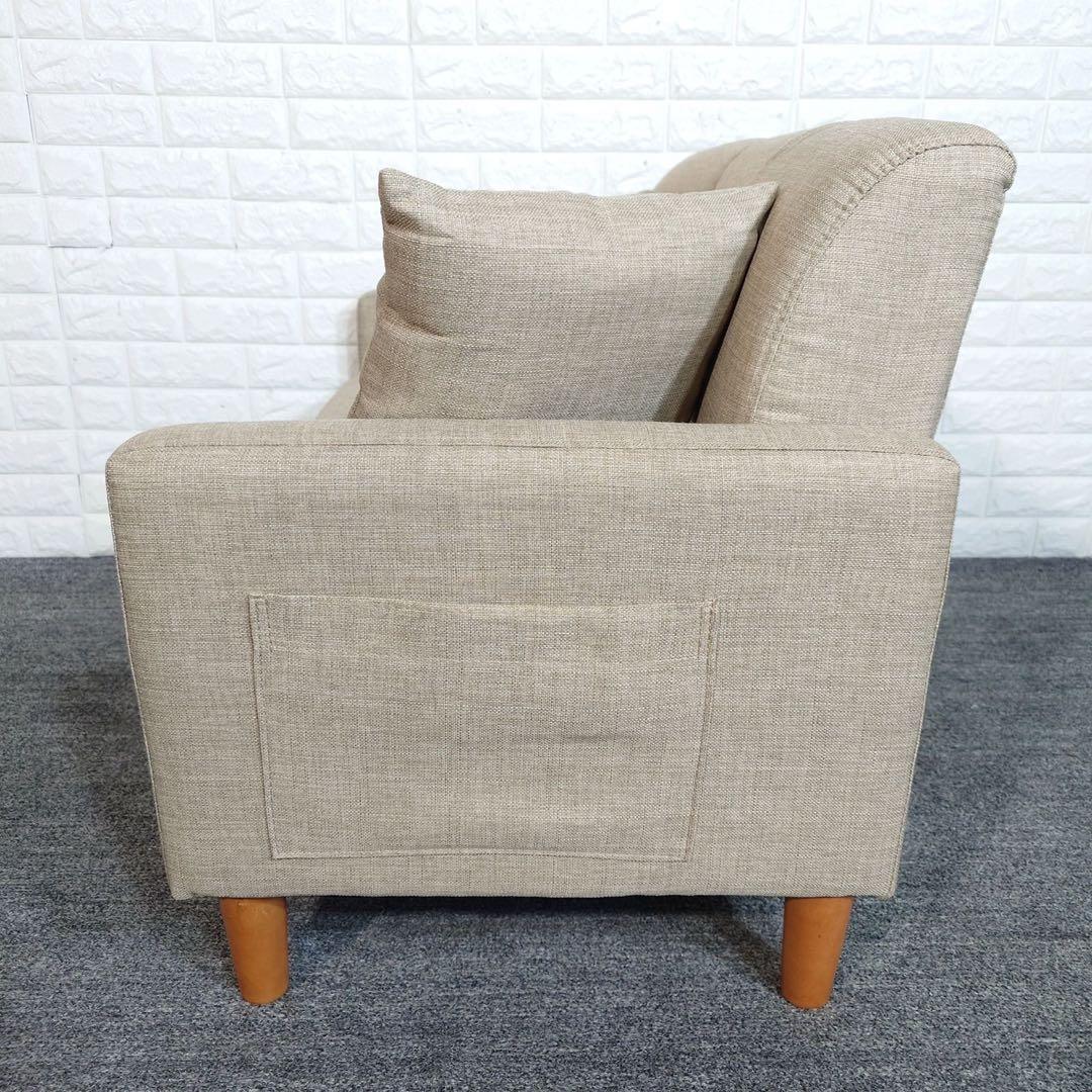 KAGU350 2人掛けコンパクトソファ Emma ファブリック I029