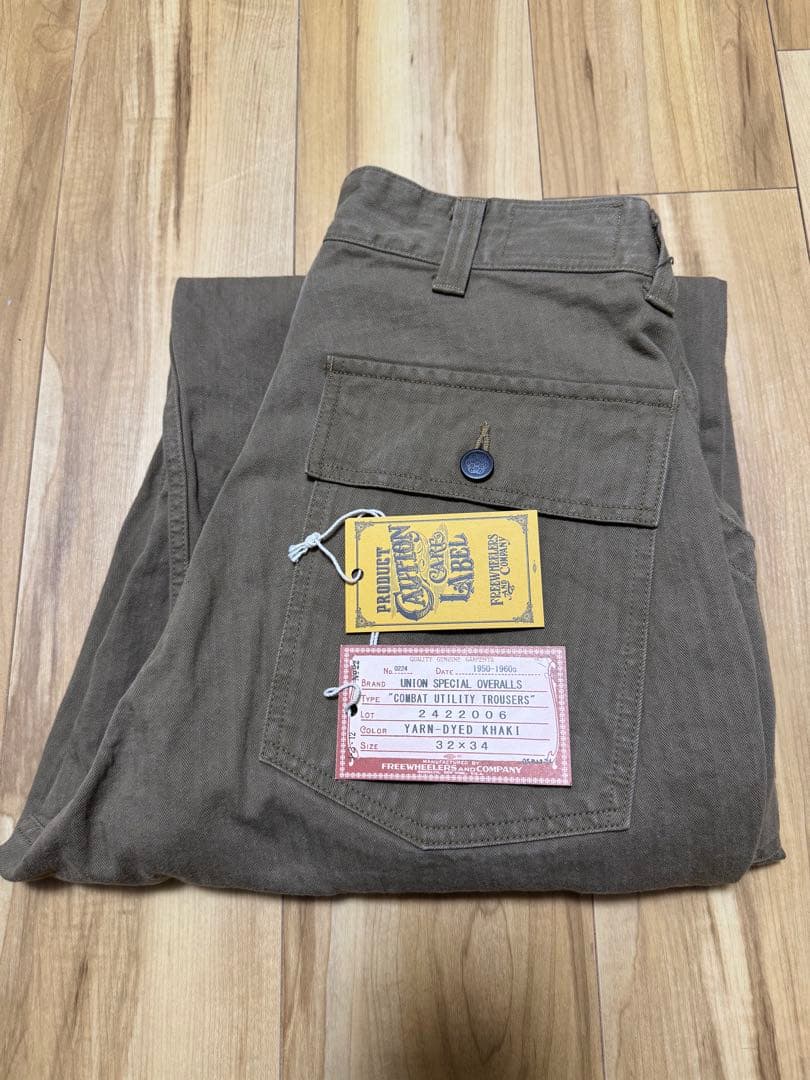 パンツ FREEWHEELERS COMBAT UTILITY TROUSERS W32