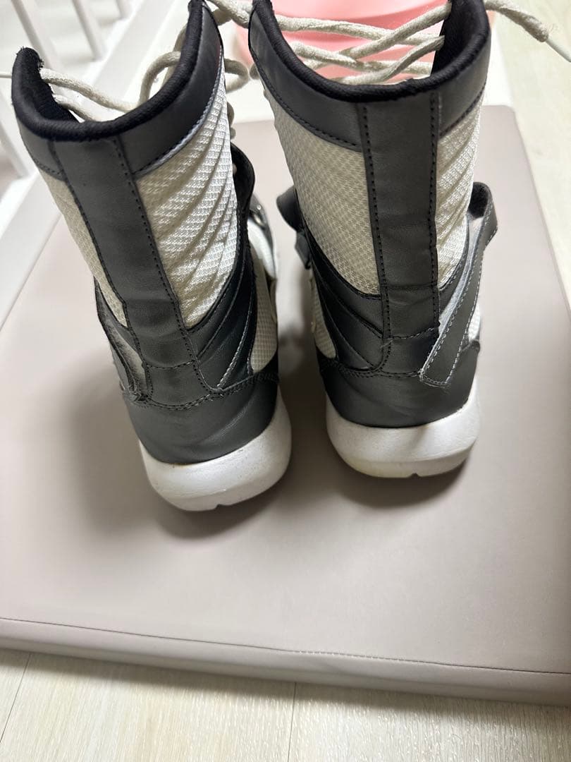 ADAMSボクシングシューズ ハイカット ホワイト/グレー