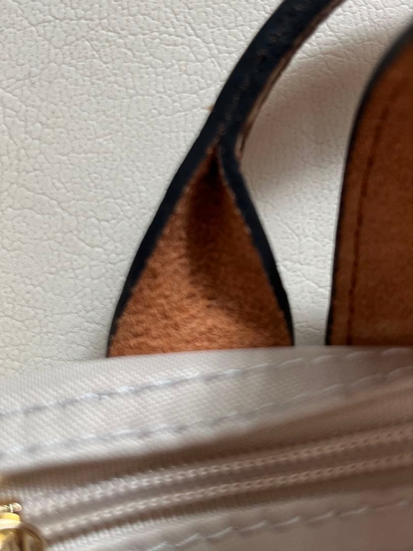 ロンシャン　ル　プリアージュ　オリジナルハンドル付きポーチ　パピエ