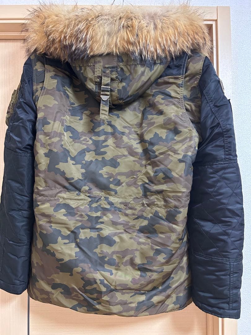 Vanson 迷彩ファー付きジャケット Lサイズ 最安値！！