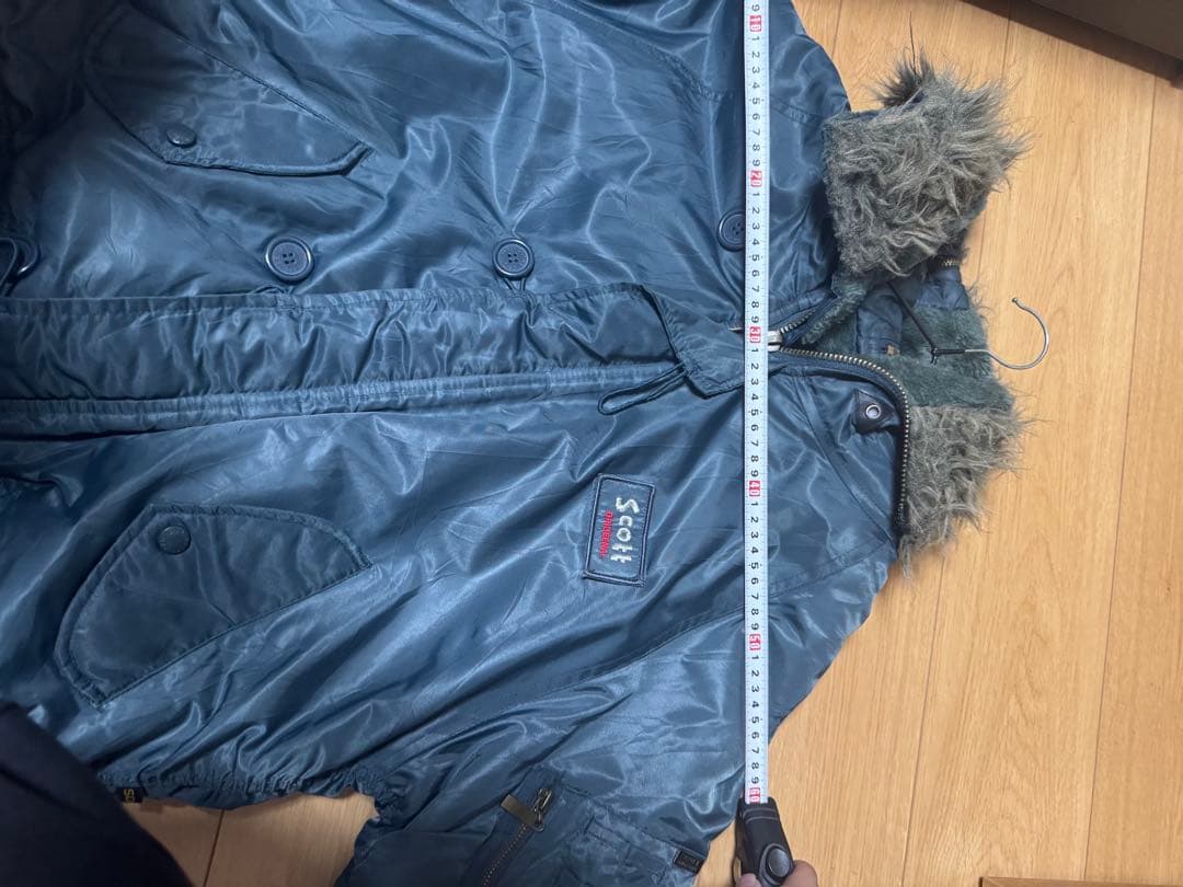 80年代 USA製 schott N-2B フライトジャケット カーキ