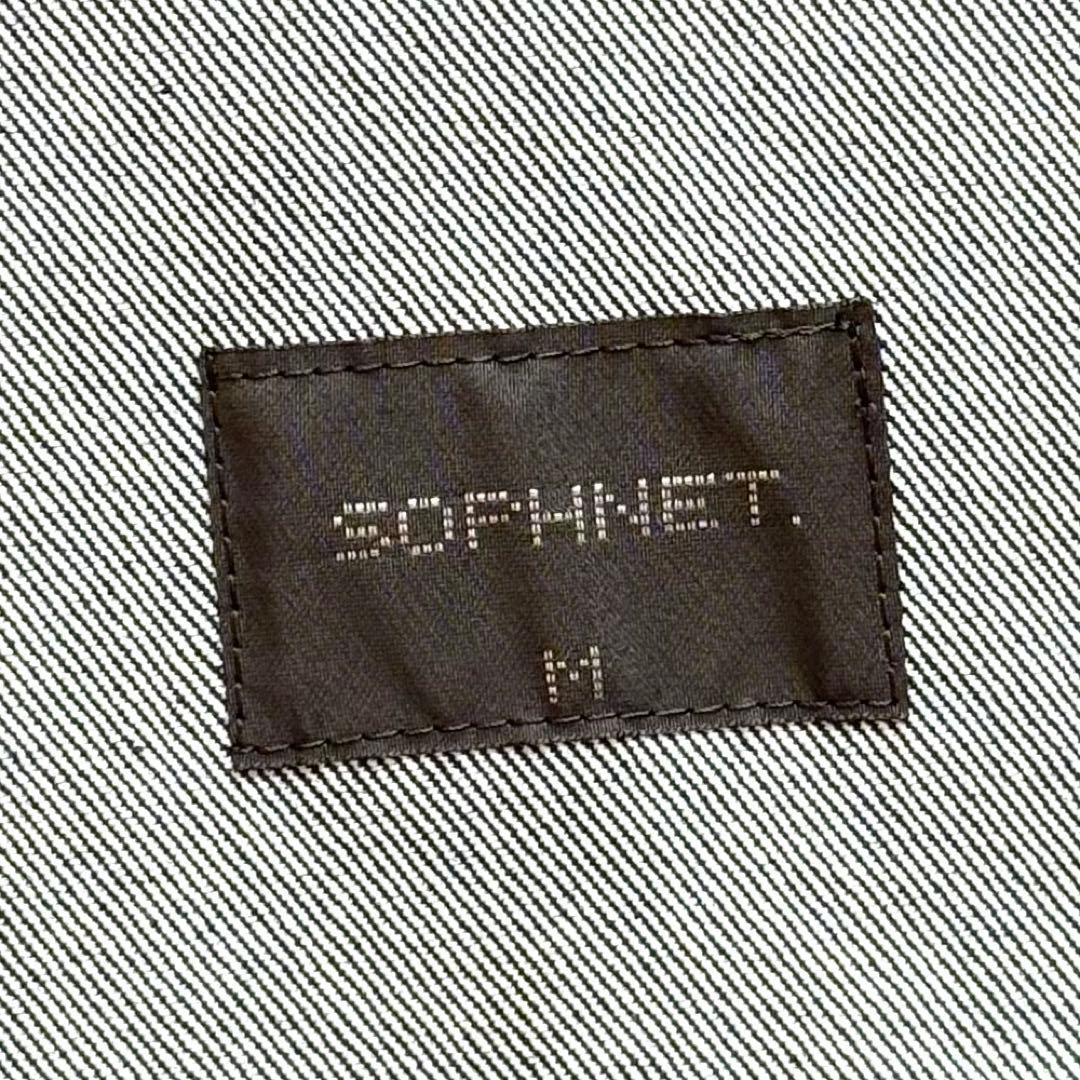 【23SS】SOPHNET ソフネット ノーカラー デニムジャケット インディゴ