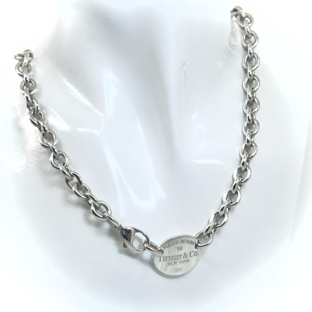 T&Co. ティファニー リターントゥ ネックレス チョーカー オーバルタグ