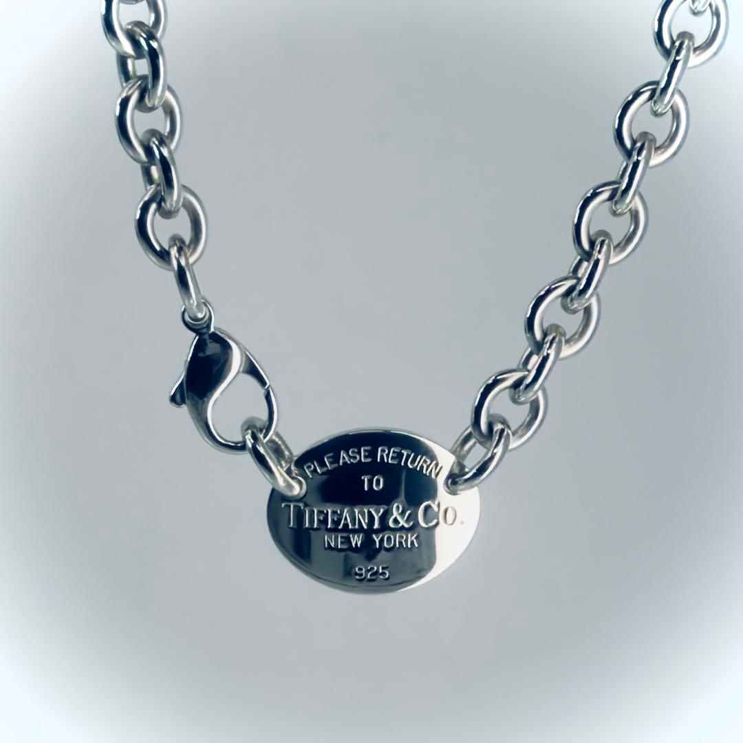 T&Co. ティファニー リターントゥ ネックレス チョーカー オーバルタグ
