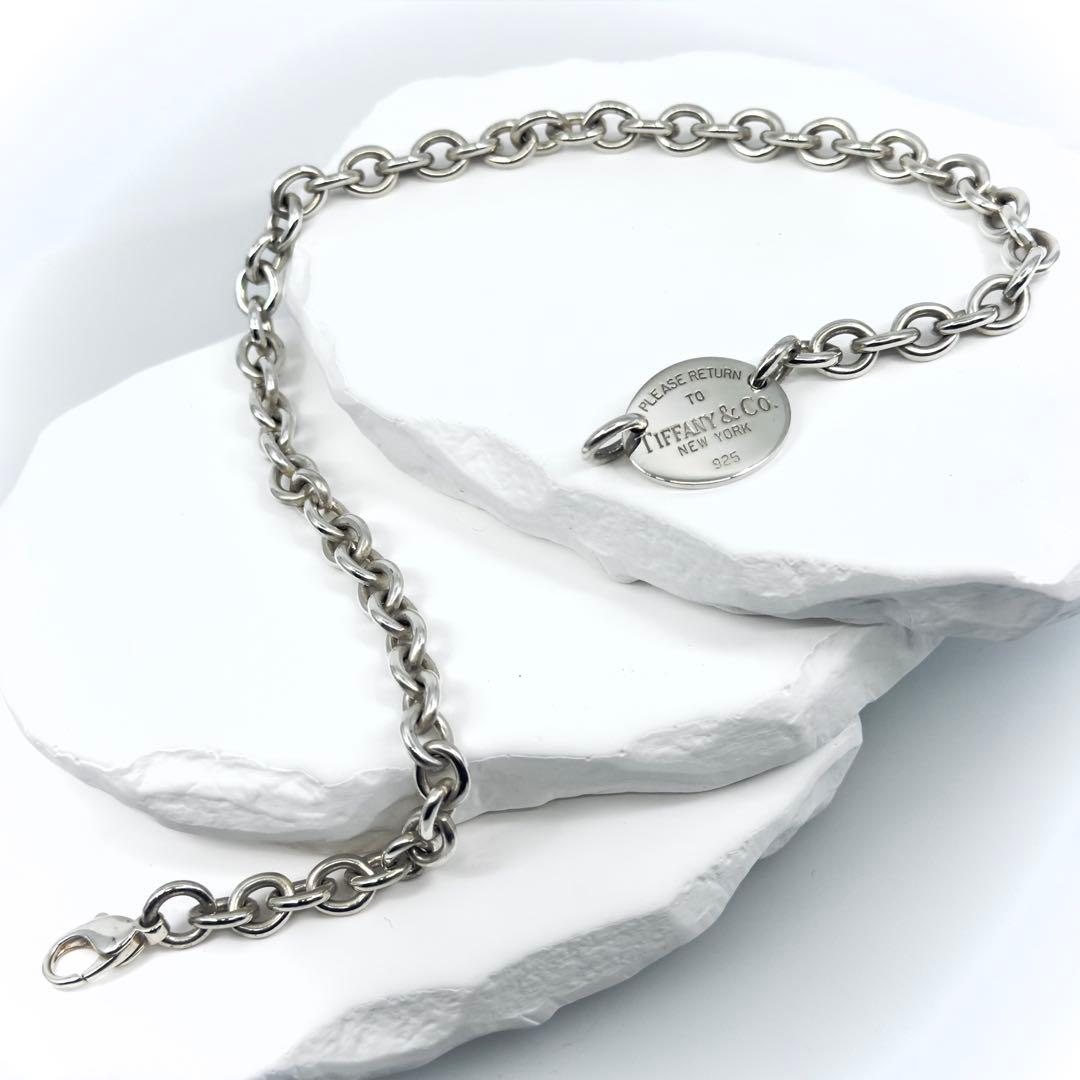 T&Co. ティファニー リターントゥ ネックレス チョーカー オーバルタグ
