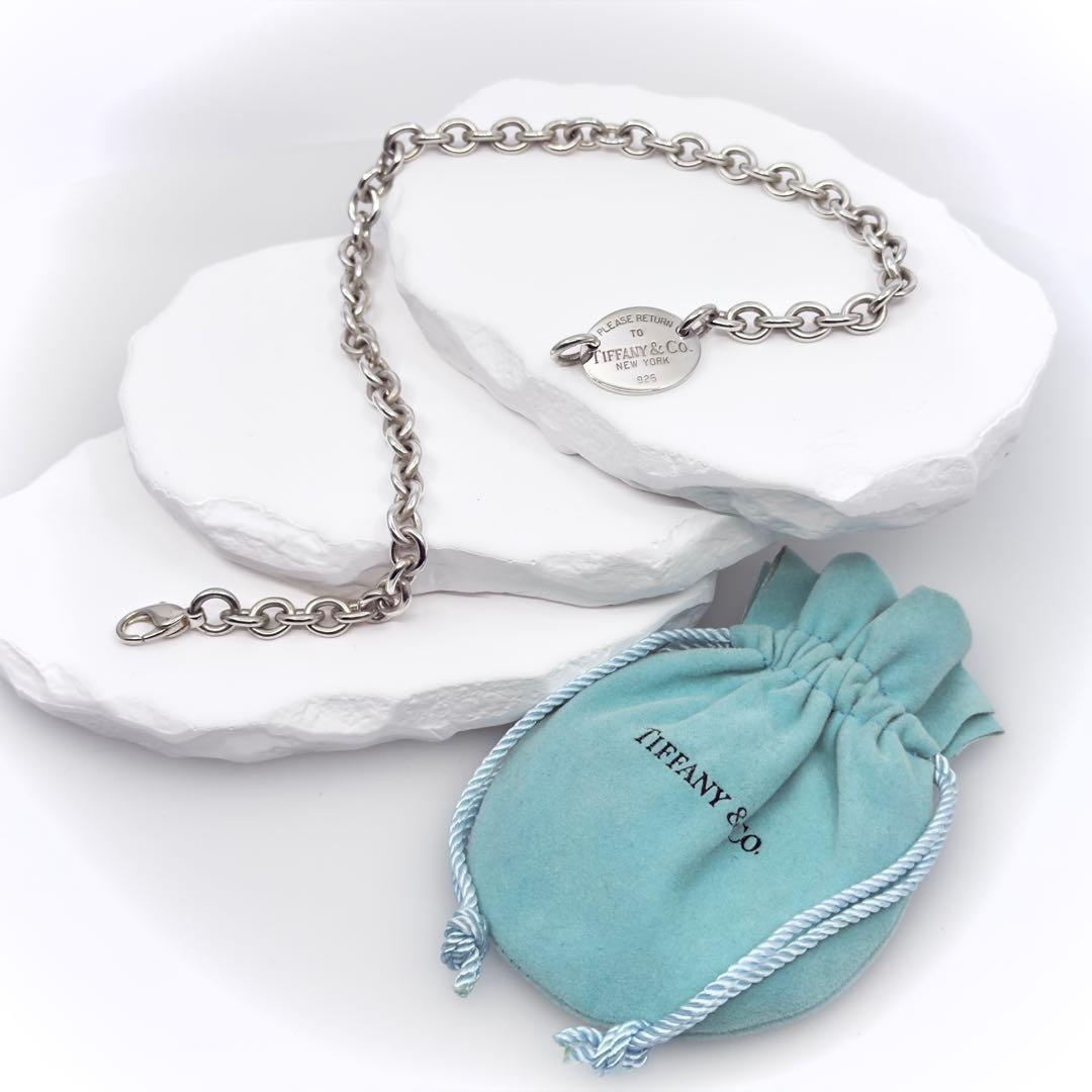 T&Co. ティファニー リターントゥ ネックレス チョーカー オーバルタグ