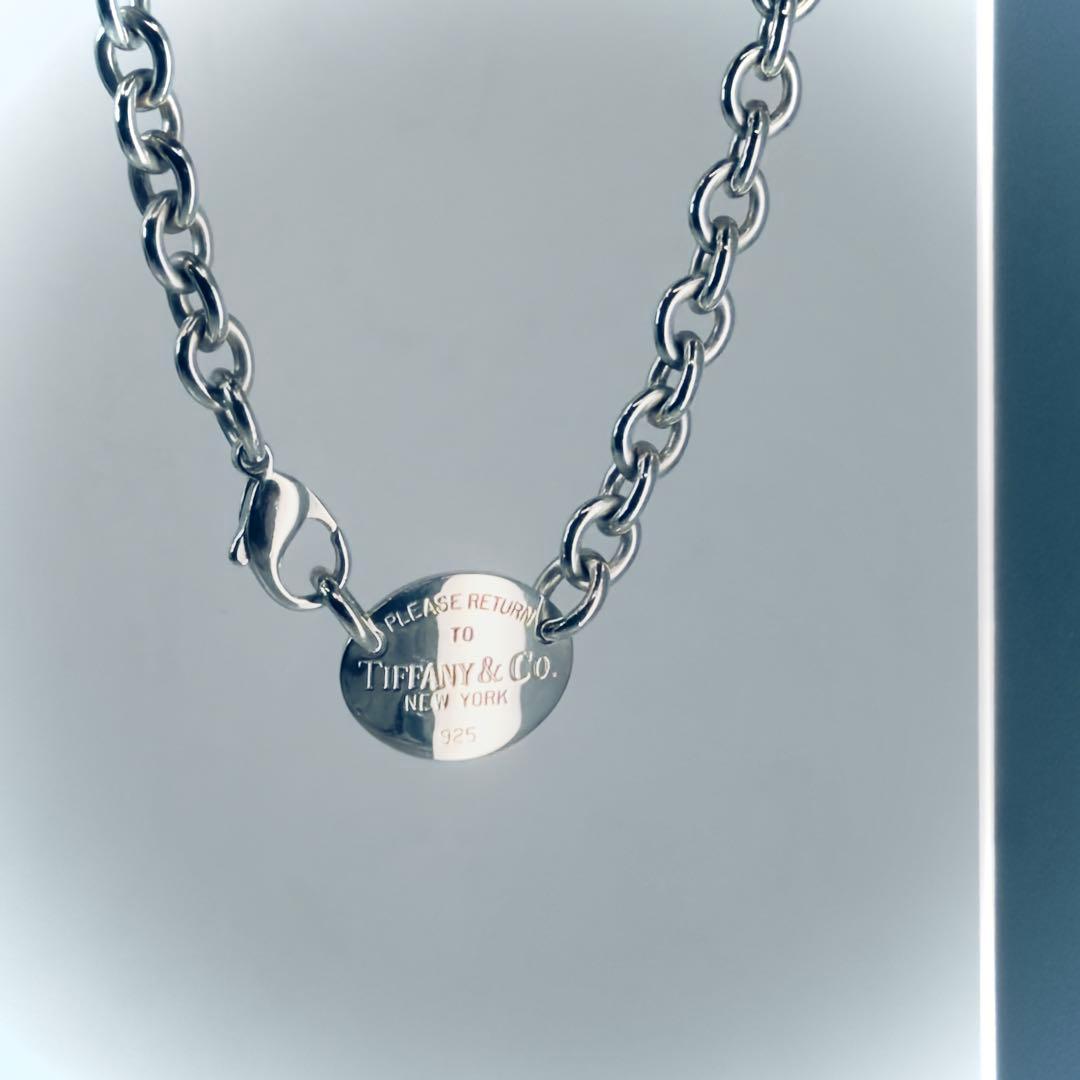 T&Co. ティファニー リターントゥ ネックレス チョーカー オーバルタグ