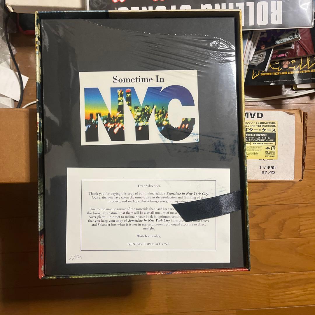 洋書 sometime in NEW YORK CITY John Lennon