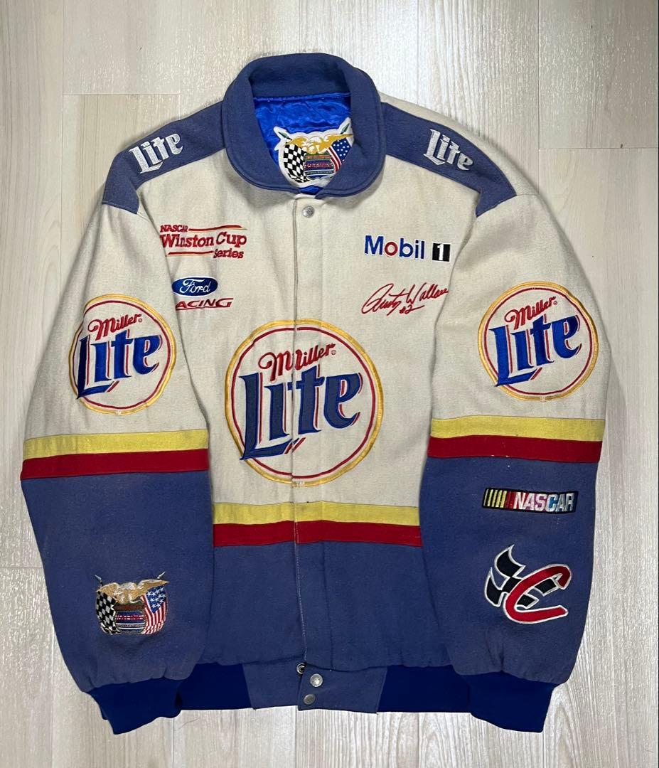 90sJeff Hamilton ジェフハミルトン　レーシングジャケット